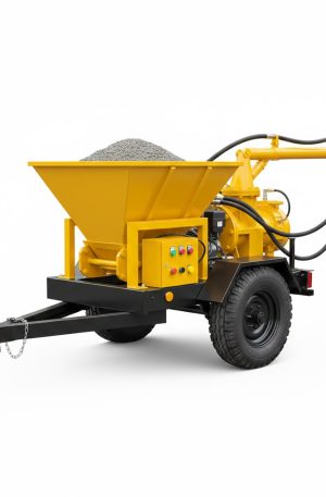 Pompe à béton tractable