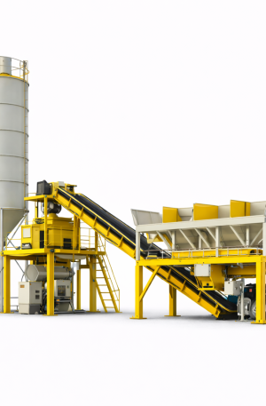 Centrale à béton de chantier