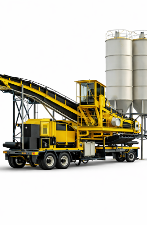 Centrale à béton mobile