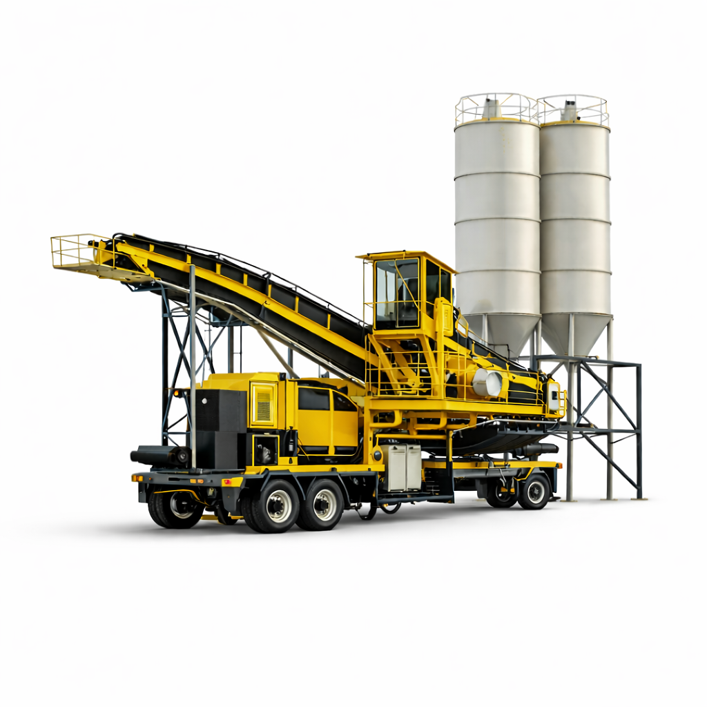 Centrale à béton mobile